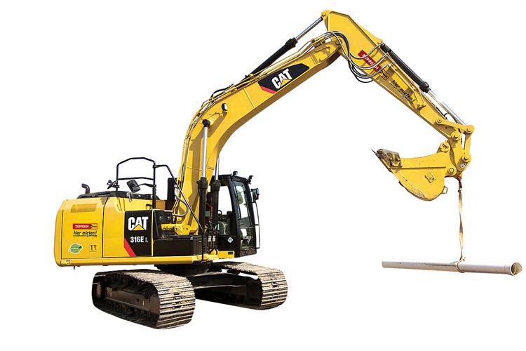 Caterpillar 316 EL Kettenbagger mieten Zeppelin Rental