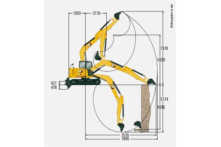 Minibagger CAT 310 NG  (10,2 t)