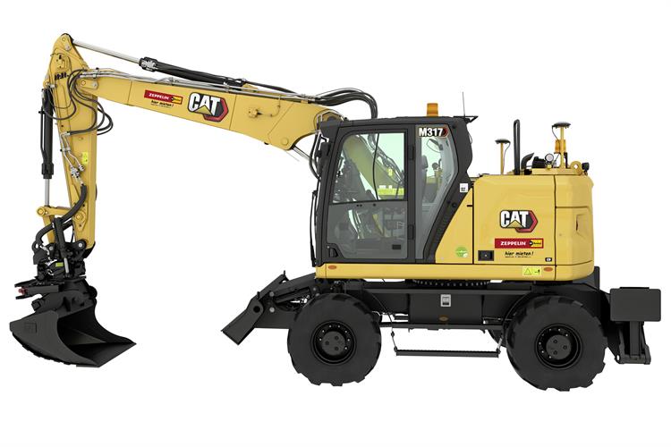 Mobilbagger CAT M317 CR mit Tiltrotator (18,5 t)