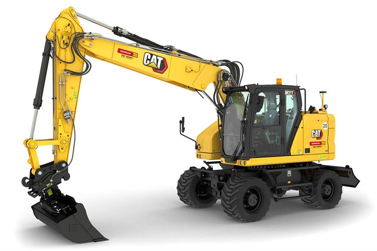 Mobilbagger CAT M317F mit Tiltrotator (17,9 t)