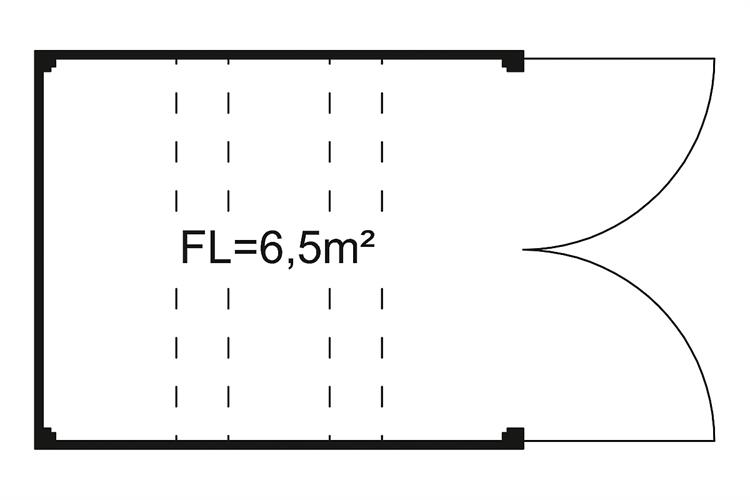 Lagercontainer 3,0×2,5 m (10 Fuß)