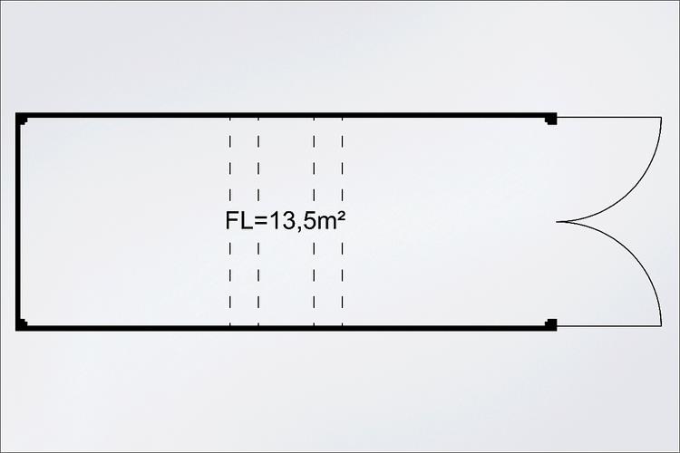 Lagercontainer 6,0×2,5 m, mit Elektroanschluss