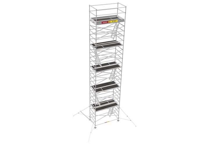 Rollrüstung für innen, Standhöhe: 10,0 m, Breite: 1,29 m