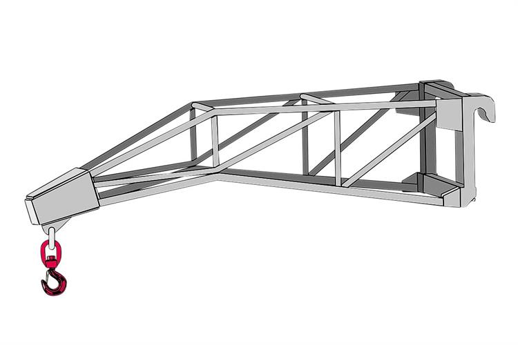 Kranausleger für Teleskopstapler