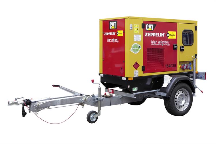 Stromerzeuger bis 22 kVA, mit Fahrgestell