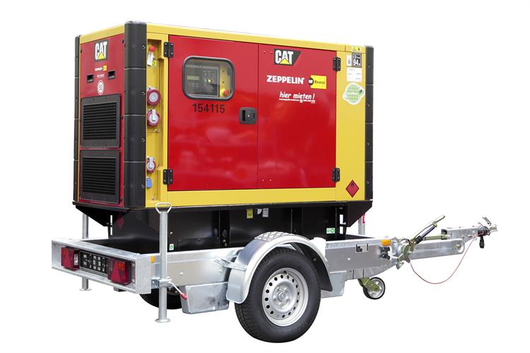 Stromerzeuger bis 27 kVA, mit Fahrgestell