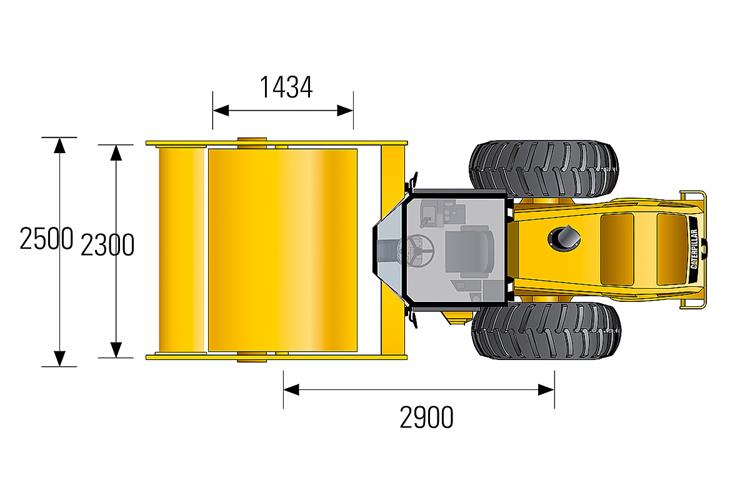 Walzenzug CAT CS 66 B (12,4 t)