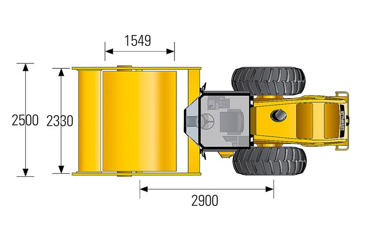 Walzenzug CAT CS 68 B (14,3 t)