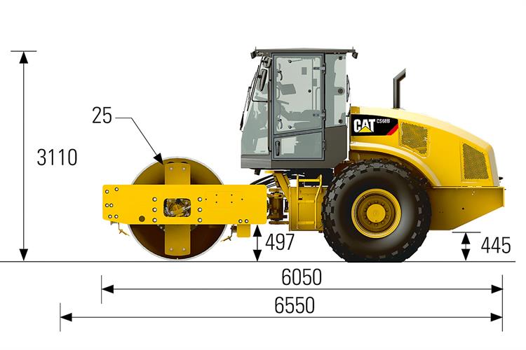 Walzenzug CAT CS 68 B (14,3 t)