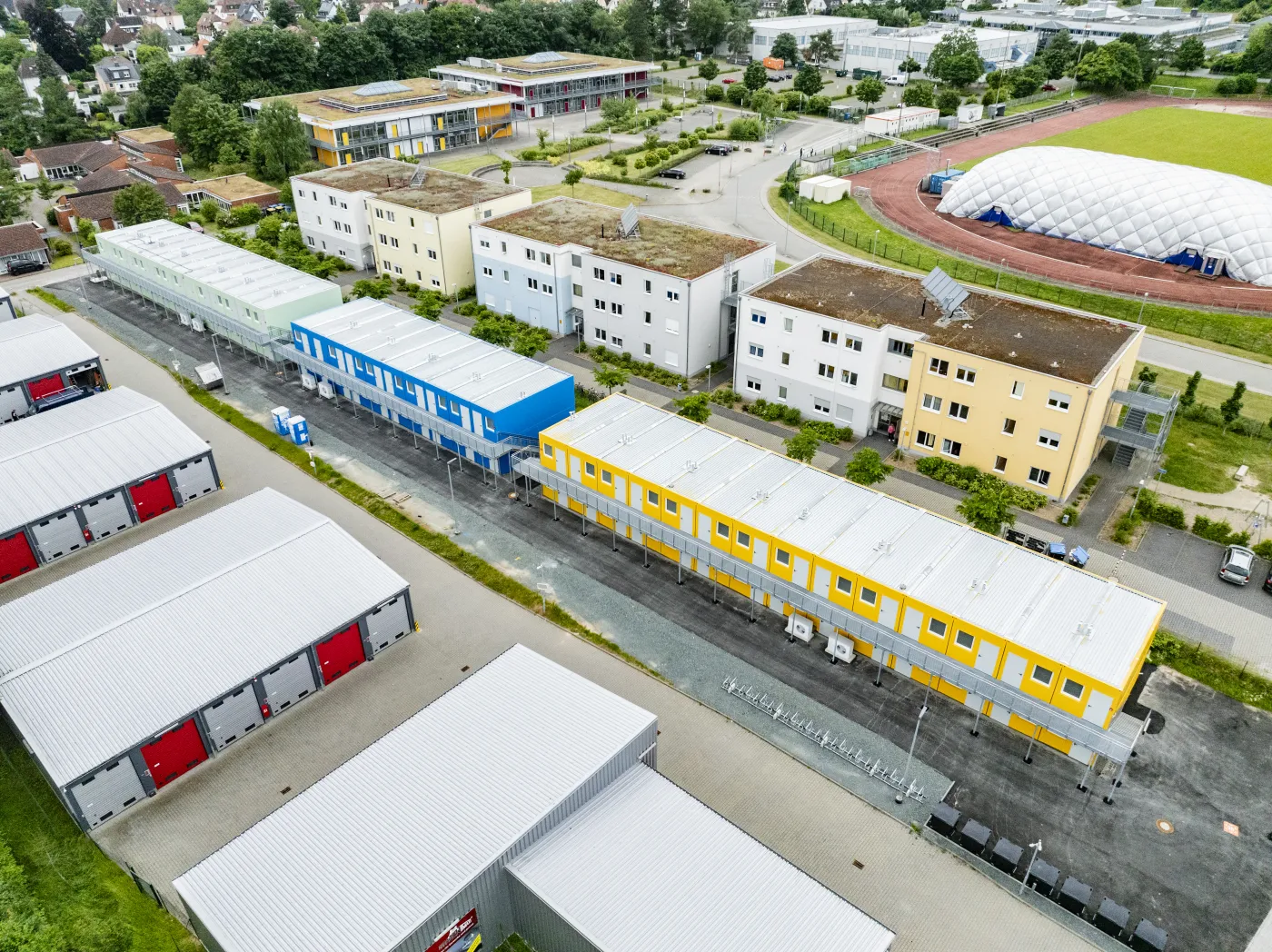 Wohnanlage Oberursel von Oben
