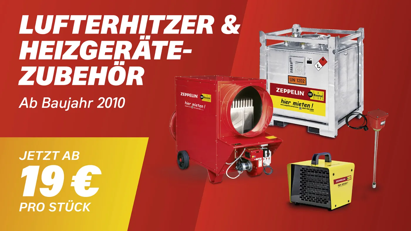 Website Teaser Red Week Angebote Lufterhitzer & Heizgeräte