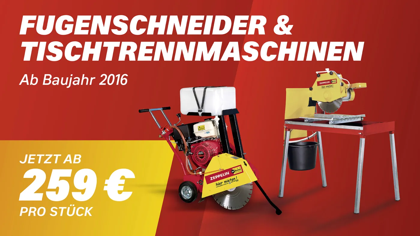 Website Teaser Red Week Angebote Fugenschneider und Tischtrennmaschinen 