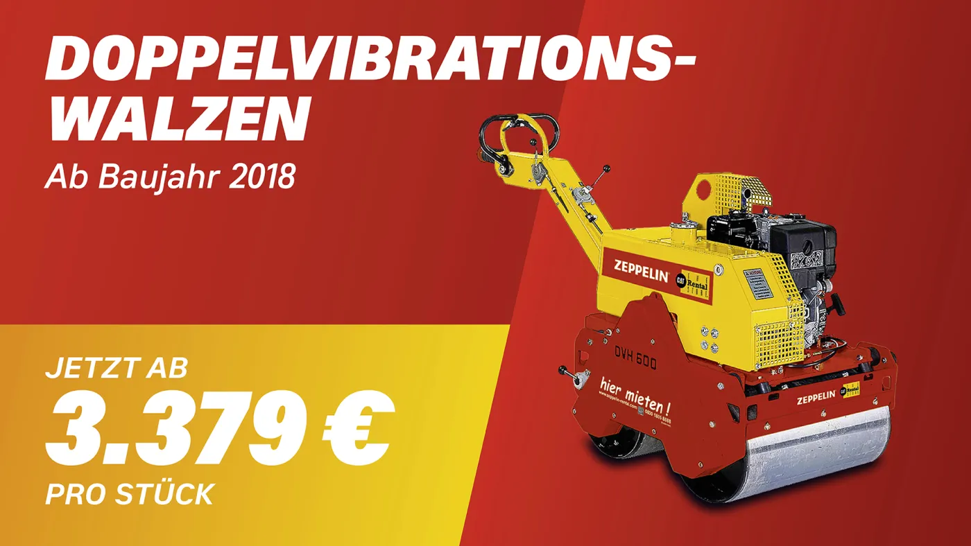 Website Teaser Red Week Angebote Doppelvibrationswalzen