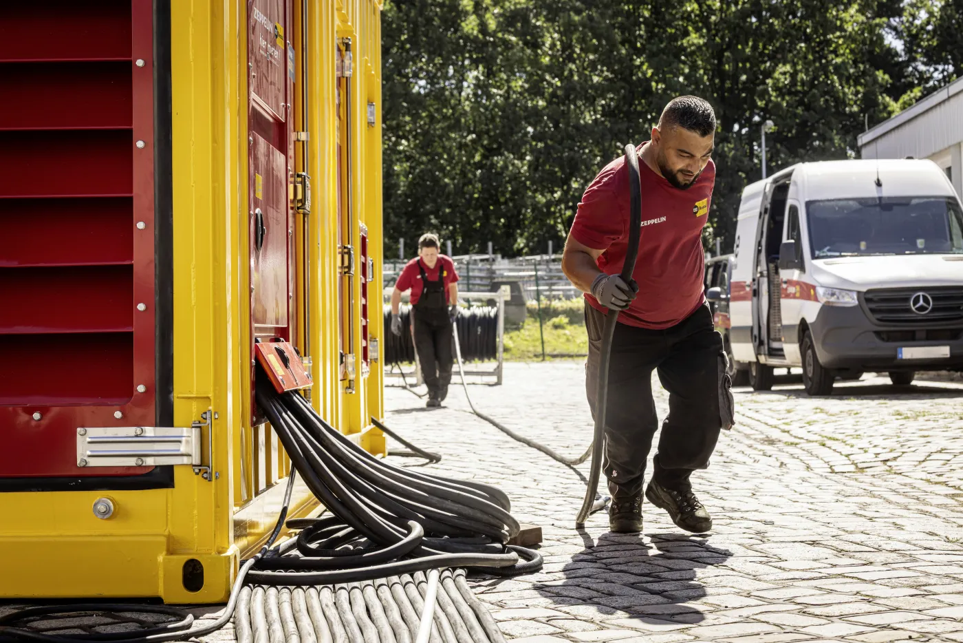 Stromkabel-Generator-Spitzenstromabdeckung-DESY-Hamburg