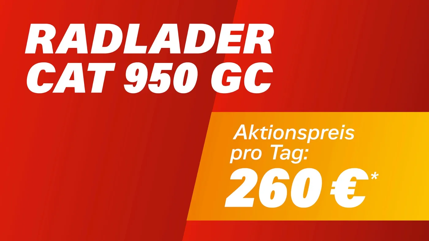 CAT 950 GC zum Aktionspreis