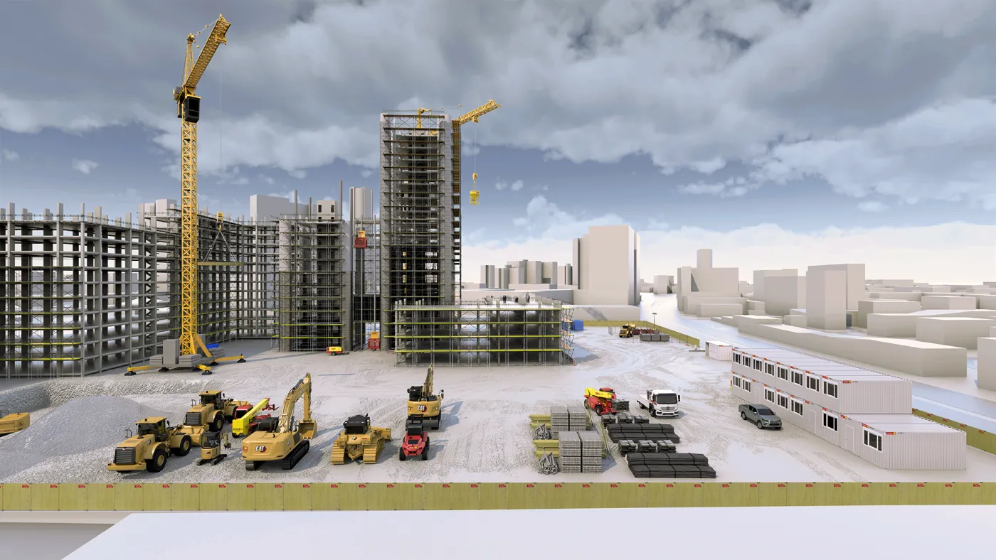 Digitale Baustelle mit Zeppelin Rental